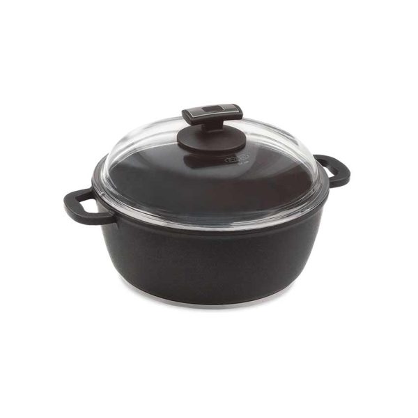 قابلمه نچسب 24*10.5 سانتیمتر 4.4 لیتر مشکی لیدز ریوالد 70004 - تصویر 1