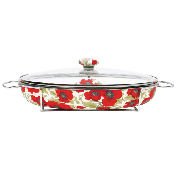 سینی فر بیضی لعابی 39 سانتی متر بیوتی ریوالد 7021301 - تصویر 1