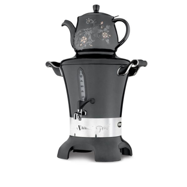 سماور برقی 1800 وات 1.2 + 3.5 لیتر مشکی پرنسس ریوالد 800203 - تصویر 1