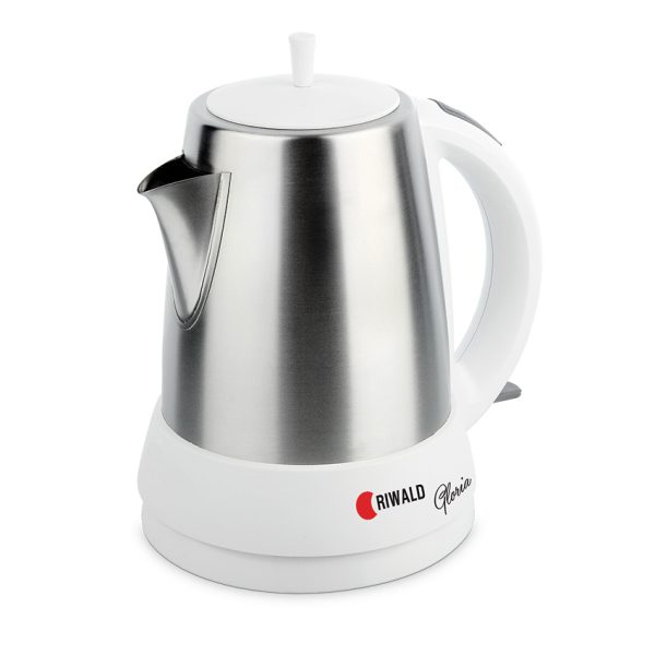 چای سازبرقی 1650 وات 0.7 + 1.5 لیتر استیل یلو ریوالد 800902 - تصویر 2