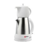 چای ساز برقی 1650 وات 0.7 + 1.5 لیتر استیل مات ليبرو ریوالد 800903