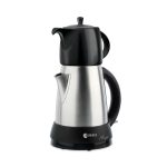 چای ساز برقی 1650 وات 0.7 + 1.5 لیتر استیل مات مجیک ریوالد 800906