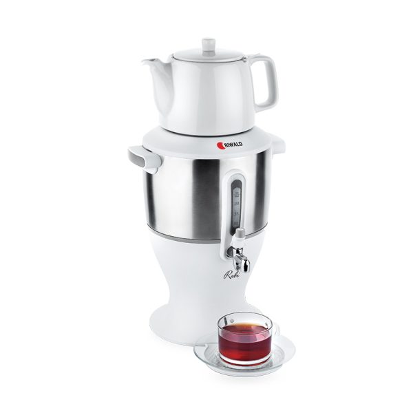 سماور برقی 2000 وات 1.0 + 3.0 لیتر استیل مات رابی ریوالد 800204 - تصویر 1