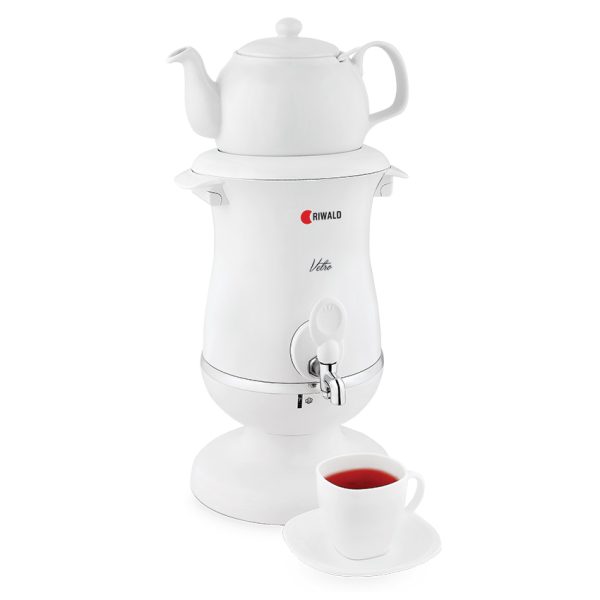 سماور برقی 0.9 + 2.5 لیتر سفید وترو ریوالد 800201 - تصویر 1