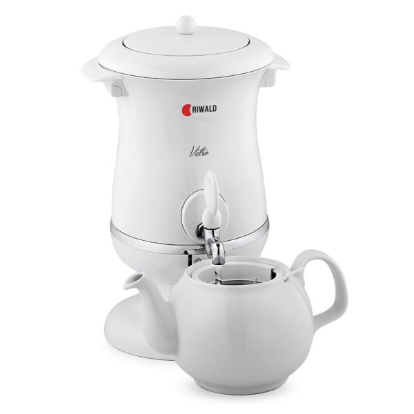 سماور برقی 0.9 + 2.5 لیتر سفید وترو ریوالد 800201 - تصویر 2