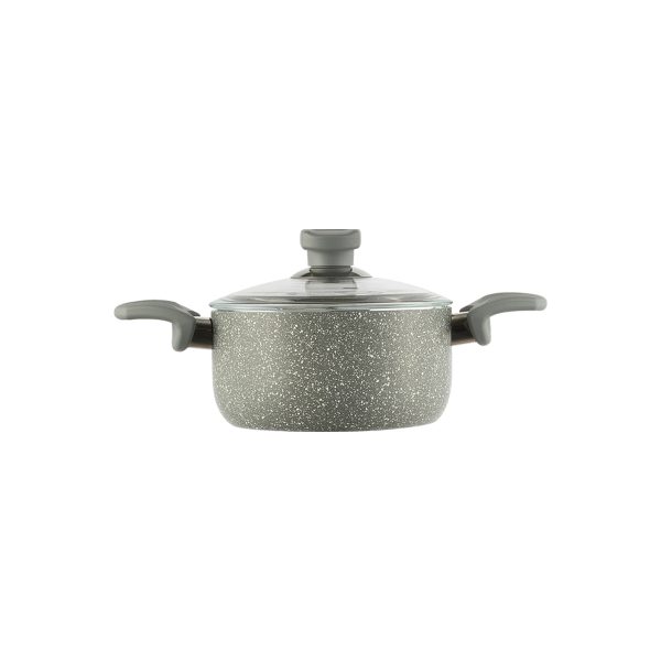 قابلمه نچسب 18*9 سانتی متر 2.1 لیتر طوسی یورک ریوالد 650302-14