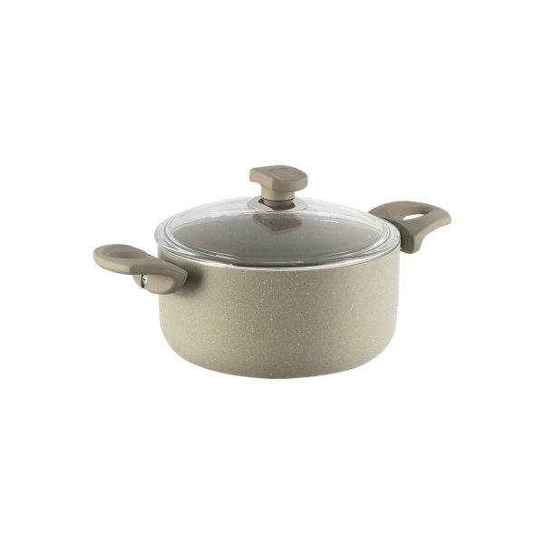 قابلمه نچسب 22*10.5 سانتی متر 3.7 لیتر بژ یورک ریوالد 650304-06