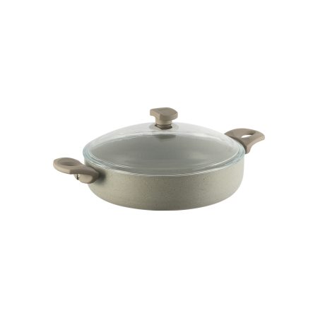 قابلمه کوتاه نچسب 24*6 سانتی متر 2.1 لیتر بژ یورک ریوالد 650310-06