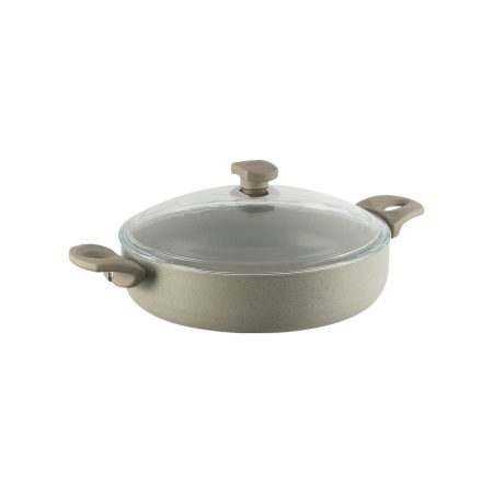 قابلمه کوتاه نچسب 26*6 سانتی متر3 لیتر بژ یورک ریوالد 650311-06