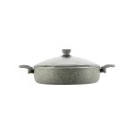 قابلمه کوتاه نچسب 26*6 سانتی متر 3 لیتر طوسی یورک ریوالد 650311-14