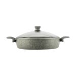 قابلمه کوتاه نچسب 30*7 سانتی متر 3.7 لیتر طوسی یورک ریوالد 650317-14