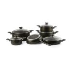 سرویس قابلمه 11 پارچه مشکی یورک ریوالد 650100-01