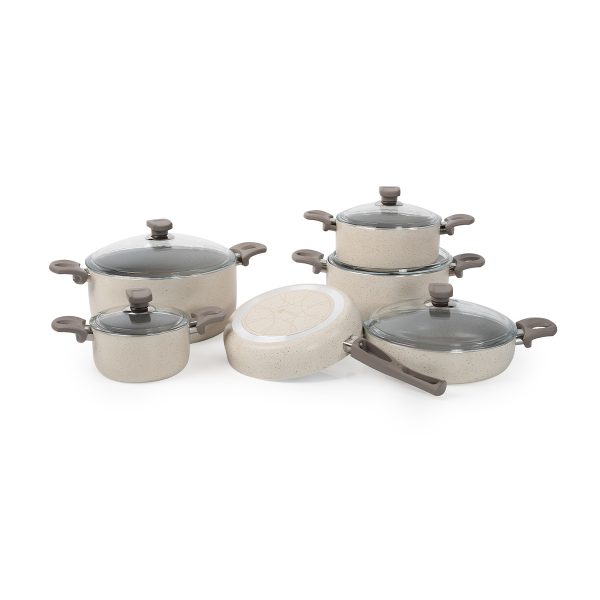 riwald-york-650100-03-02-rabima سرویس قابلمه گرانیت 11 پارچه کرم یورک ریوالد 650100-03