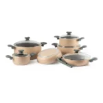 سرویس قابلمه 11 پارچه گرانیت مسی یورک ریوالد 650100-04 | ریوالد ایران