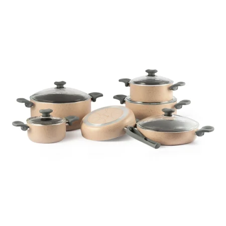 سرویس قابلمه 11 پارچه گرانیت مسی یورک ریوالد 650100-04 | ریوالد ایران