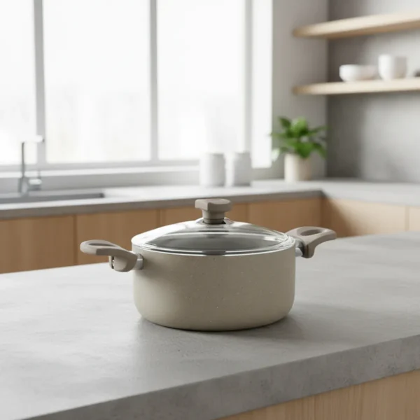 قابلمه نچسب 26*12.5 سانتی متر 6.1 لیتر بژ یورک ریوالد 6503126-0106 | ریوالد ایران