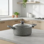 قابلمه نچسب 26*12.5 سانتی متر 6.1 لیتر طوسی یورک ریوالد 6503126-0114 | ریوالد ایران