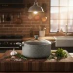 قابلمه نچسب 28*13.5 سانتی متر 7.7 لیتر طوسی یورک ریوالد 6503128-0114 | ریوالد ایران