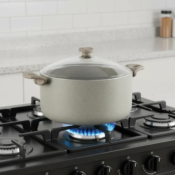 قابلمه نچسب 32*15 سانتی متر 11.5 لیتر بژ یورک ریوالد 6503132-0106 | ریوالد ایران