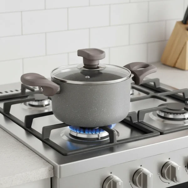 قابلمه نچسب 14*8 سانتی متر 1.1 لیتر بژ یورک ریوالد 6503214-0106 | ریوالد ایران