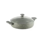 قابلمه کوتاه نچسب 26*6.5 سانتی متر 2.6 لیتر طوسی یورک ریوالد 6504126-0114 | ریوالد ایران