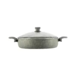 قابلمه کوتاه نچسب 28*7 سانتی متر 3.6 لیتر طوسی یورک ریوالد 6504128-0114 | ریوالد ایران