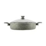 قابلمه کوتاه نچسب 30*7.5 سانتی متر 4.3 لیتر طوسی یورک ریوالد 6504130-0114 | ریوالد ایران
