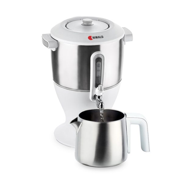 سماور برقی 2000 وات 1.2 + 3.0 لیتر استیل مات تریوو ریوالد 800208 - تصویر 2