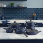 سرویس قابلمه 11 پارچه گرانیت آبی نفتی یورک ریوالد 6501111-0116 | ریوالد ایران