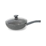 تابه وک با درب گرانیت 26*8 سانتی متر 3.4 لیتر طوسی یورک ریوالد 6511126-0114