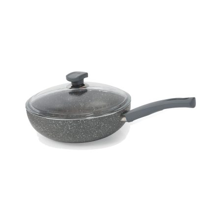 تابه وک با درب گرانیت 26*8 سانتی متر 3.4 لیتر طوسی یورک ریوالد 6511126-0114