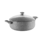 نیم قابلمه نچسب 28*9 سانتی متر 4.8 لیتر طوسی یورک ریوالد 6506128-0114 | ریوالد ایران