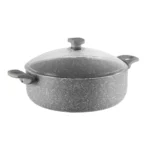 نیم قابلمه نچسب 32*10 سانتی متر 6.5 لیتر طوسب یورک ریوالد 6506132-0114 | ریوالد ایران