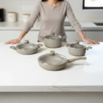 سرویس قابلمه 8 پارچه گرانیت بژ یورک ریوالد 6501108-0106 | ریوالد ایران