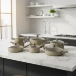 سرویس قابلمه 14 پارچه گرانیت بژ یورک ریوالد 6501114-0106 | ریوالد ایران