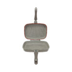 تابه گریل دوطرفه بی درب 32*24 سانتی متر 2 لیتر بژ یورک ریوالد 6508032-0106