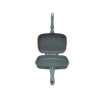 تابه گریل دوطرفه بی درب 32*24 سانتی متر 2 لیتر طوسی یورک ریوالد 6508032-0114