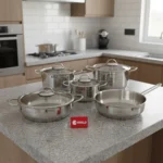 سرویس قابلمه 9 پارچه استیل براق لیورپول ریوالد 6801209-1022 | ریوالد ایران