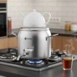 سماور روگازی 1.0 + 5.8 لیتر استیل مات لیورپول ریوالد 6818166-1020