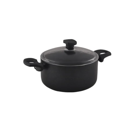 قابلمه نچسب 22*10.5 سانتی متر 3.7 لیتر مشکی منچستر ریوالد 6503122-0411 | ریوالد ایران