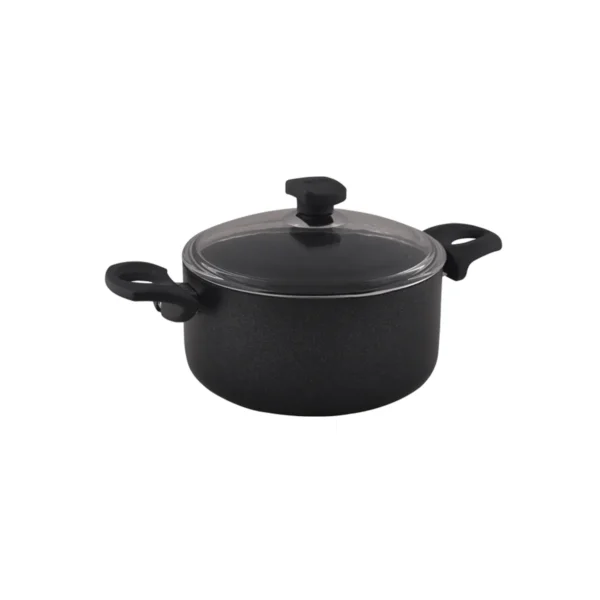 قابلمه نچسب 22*10.5 سانتی متر 3.7 لیتر مشکی منچستر ریوالد 6503122-0411 | ریوالد ایران