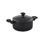 قابلمه نچسب 24*11.5 سانتی متر 4.8 لیتر مشکی منچستر ریوالد 6503124-0411 | ریوالد ایران