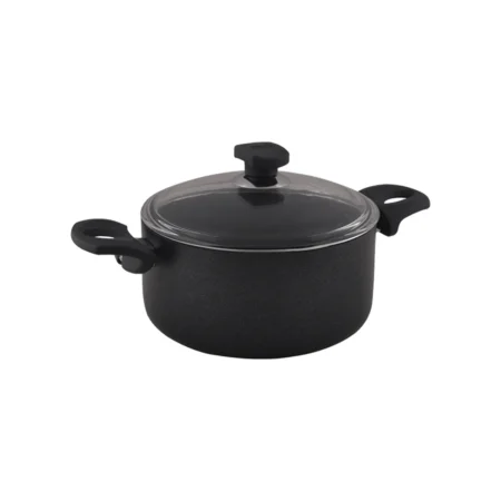 قابلمه نچسب 24*11.5 سانتی متر 4.8 لیتر مشکی منچستر ریوالد 6503124-0411 | ریوالد ایران