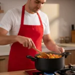 قابلمه نچسب 26*12.5 سانتی متر 6.1 لیتر مشکی منچستر ریوالد 6503126-0411 | ریوالد ایران