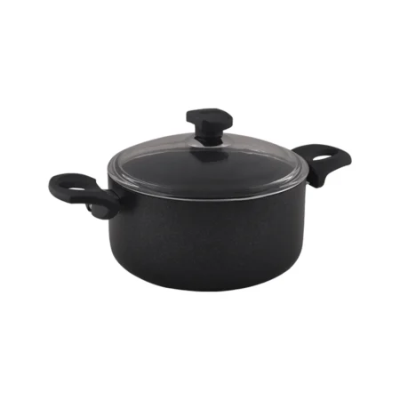 قابلمه نچسب 26*12.5 سانتی متر 6.1 لیتر مشکی منچستر ریوالد 6503126-0411 | ریوالد ایران