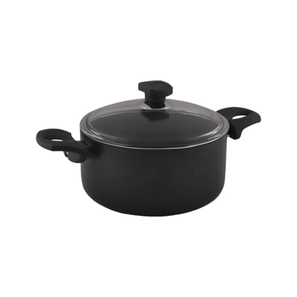 قابلمه نچسب 26*12.5 سانتی متر 6.1 لیتر مشکی منچستر ریوالد 6503126-0411 | ریوالد ایران