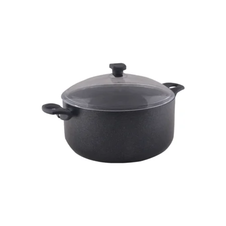 قابلمه نچسب 28*13.5 سانتی متر 7.7 لیتر مشکی منچستر ریوالد 6503128-0411 | ریوالد ایران