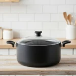 قابلمه نچسب 30*14.5 سانتی متر 10 لیتر مشکی منچستر ریوالد 6503130-0411 | ریوالد ایران