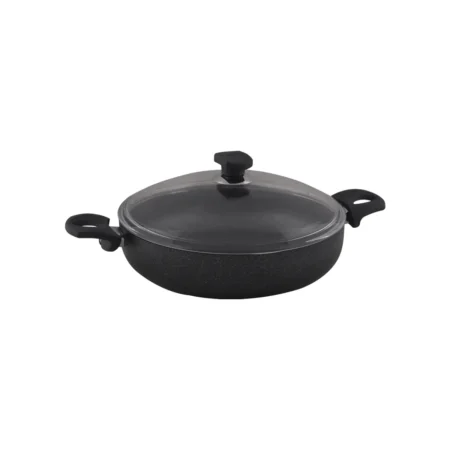 قابلمه کوتاه نچسب 28*7 سانتی متر 3.6 لیتر مشکی منچستر ریوالد 6504128-0411 | ریوالد ایران