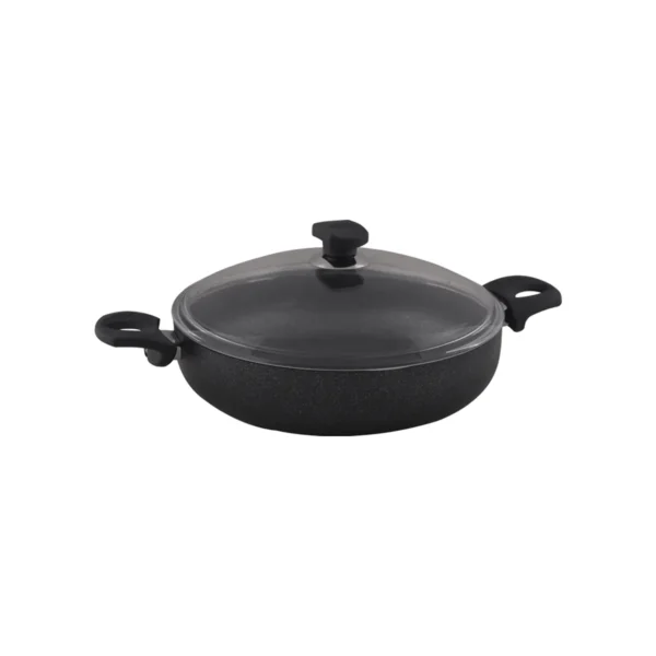 قابلمه کوتاه نچسب 28*7 سانتی متر 3.6 لیتر مشکی منچستر ریوالد 6504128-0411 | ریوالد ایران